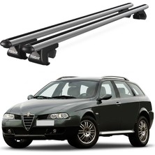 Today Auto Venüs Alfa Romeo 156 Crosswagon (T932) (2004-2007) Uyumlu Gri Ara Atkı Port Bagaj Tavan Barı