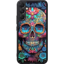 BG AKSESUAR Samsung Galaxy A34 Uyumlu Kurukafa Tasarımlı Glossy Premium Kılıf