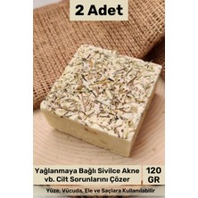 Carlburn #sabun %100 Doğal Güzel Kokulu El Yüz Saç Cilt Vücut Orijinal Biberiye Sabunu 120G - 2 Adet