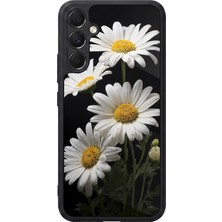 Samsung Galaxy A34 Uyumlu Papatya Tasarımlı Glossy Premium Kılıf