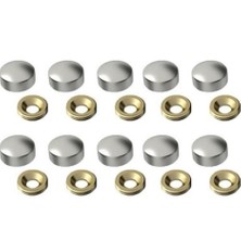 Ergün Collection Krom Vida Tapası 16 mm 10 Adet