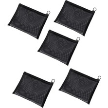 Nuvvo Canıght 5ADET Taşınabilir Mesh Kozmetik Çantası Seyahat Için Pratik Tuvalet Çantası Organizer