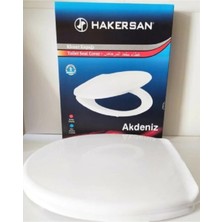 Hakersan Standart Plastik Ayar Vidalı Klozet Kapağı