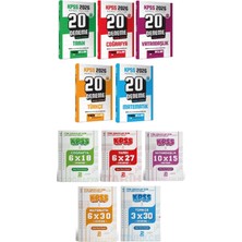 Bigelio Yayıncılık Yediiklim 2026 KPSS GY-GK Tamamı Çözümlü 20 Deneme Seti 10 Kitap