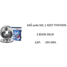 Ön Fren Diski Mercedes C Cabrio A205 C Sedan W205 C T-Model S205 295MM. 4212412 0986479H45 Bosch 1 Adet