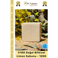 Carlburn #limonsabunu %100 Doğal Güzel Kokulu El Yüz Saç Vücut Orijinal Bitkisel Limon Sabunu 120G - 1 Adet