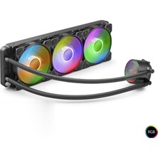 Argb Sıvı Soğutmalı Işlemci Fanı 360 mm - Siyah ND2505