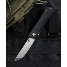Bestech Knives Bestech Kendo BG06A-2 Siyah G10 Sap D2 Çelik Çakı