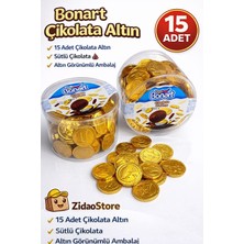 Emrah Gültekin Çikolata Bonart Altın Para Sütlü Çikolata Sütlü Çikolata Okulda Dağıtmalık Altın Görünümlü Çikolata Doğum Günü Hediyelik