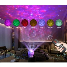 VeraGlobe Buğz Çatlak Dinozor Yumurtası Tasarımlı Projektörlü Gece Lambası Bluetooth Özellikli