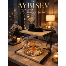 Işıklı Minimal Lüks Tarzı Yansıtan Cam Fanus Beta Balığı Masa Üstü Akvaryumu