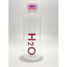 Nuvvo 1000 ml Renkli Kapaklı Borosilikat Cam Matara – Sızdırmaz Çevirmeli Vakumlu Kapaklı