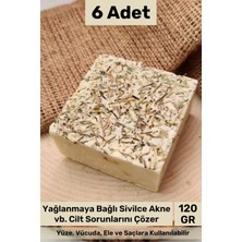 Carlburn #sabun %100 Doğal Güzel Kokulu El Yüz Saç Cilt Vücut Orijinal Biberiye Sabunu 120G - 6 Adet