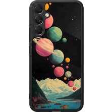 Samsung Galaxy A34 Uyumlu Uzay Tasarımlı Glossy Premium Kılıf