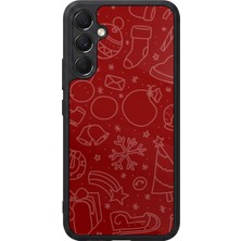 BG AKSESUAR Samsung Galaxy A34 Uyumlu Yilbasi Christmas Tasarımlı Glossy Premium Kılıf