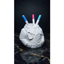 Bursa Kabak Sanat Galerisi Doktor Önlüğü Tasarımlı Masaüstü Kalemlik