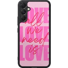 BG AKSESUAR Samsung Galaxy A34 Uyumlu Love Tasarımlı Glossy Premium Kılıf