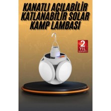 Cepx 5 Kanatlı Bahçe Aydınlatma LED Askılı Solar Güneş Enerji USB Sarjlı