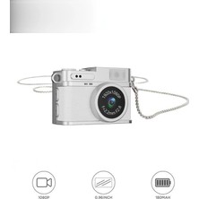 Skygo Dijital Fotoğraf Makineleri Video Kamera Mini Anahtarlık 1080P CMR35 Beyaz