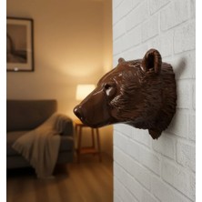 Akinco Dekoratif Ayı Duvar Heykeli Asılabilir Hediyelik 25X19 cm