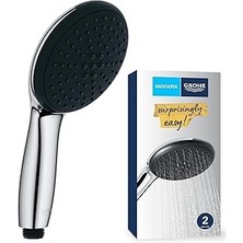 SHC4200 Vitalio Start 110 El Duşu, 2 Akışlı (Yağmur &amp; Jet), Smartswitch, 110MM Yuvarlak Duş Başlığı, Si