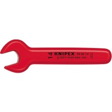 Knipex 98 00 3/8’’ Izoleli Tek Ağız Anahtar Vde