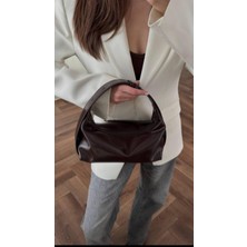 Özüm Çanta Kadın Pinterest Model Omuz Kol ve Çapraz Çanta Kahverengi