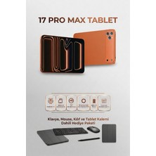 FaroxTech 4gb Ram + 64GB Depolama | Kalem - Fare - Klavye Set - 17 Pro Max Tablet 10.1'' Fhd Ekran