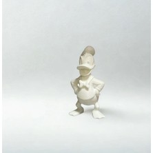 Ter 3D Baskı Donald Duck Dekoratif Figür – Boyanabilir Hobi & Koleksiyon Modeli