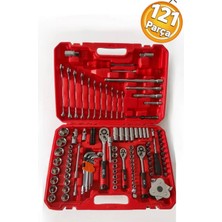 Gk Tools Oto Tamir Bakım Lokma Anahtar Takımı 121 Parça Profesyonel Lokma Takımı