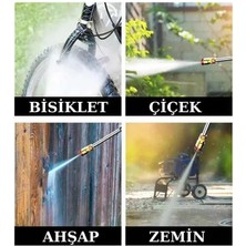 Cepx Şarjlı Oto Yıkama, Bahçe Sulama Tabancası Makinesi Yüksek Basınçlı