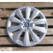 Yk Renault Symbol / Clio / Kangoo Uyumlu 14 Inç Jant Kapağı 4'lü Takım Amblem Hediyeli