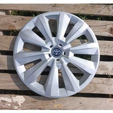 Yk Toyota Corolla / Yaris / Avensis Uyumlu 15 Inç Jant Kapağı 4'lü Takım Amblem Hediyeli