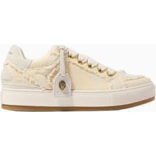 Kurt Geiger Southbank Tag Denim Lüks Günlük Stil Kadın Sneakers