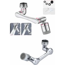 Cepx Dönen Musluk Başlığı 1080 Derece Ayarlanabilir Filtreli Sprey Uç