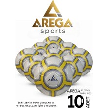 Arega TSB-40852 001 Sarı Lacivert Futbol Antrenman Topu | Sert Zemin Dayanıklı