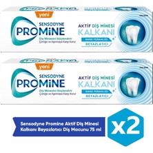 Sensodyne Promine Aktif Diş Minesi Kalkanı Beyazlatıcı Diş Macunu 75 ml x 2 Adet