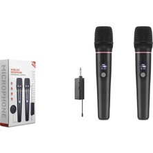 Skygo Profesyonel Kablosuz Uhf 2’li̇ Mi̇krofon Seti̇ - 6.35MM - Si̇yah HDX2791