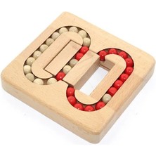 Özfırat Pvc Yapı Ahşap Eğitici Rubik Küp Oyunu - 12 cm Montessori Zeka ve Strateji Oyuncağı