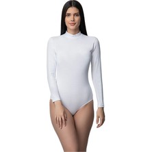 Bambidiba Kadın Pamuklu Likralı Diz Üstü Kısa Tayt Şort - Etek Içi Astar