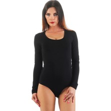 United Tekstil Kadın Pamuklu Likralı Diz Üstü Kısa Tayt Şort - Etek Içi Astar