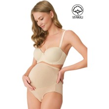 Lirona Kadın Pamuklu Likralı Diz Üstü Kısa Tayt Şort - Etek Içi Astar