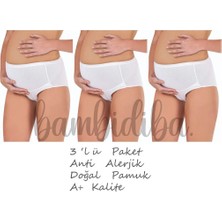 Bambidiba Kadın Pamuklu Likralı Diz Üstü Kısa Tayt Şort - Etek Içi Astar