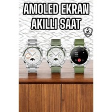 Akinco Akıllı Saat Sesli Görüşme Titreşimli Nabız Sensörlü Spor Modları