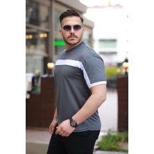Barış Beauty Erkek Şerit Detaylı Kısa Kollu T-Shirt