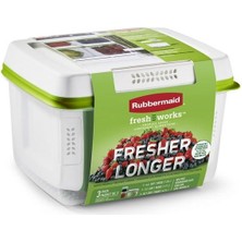 Rubbermaid Freshworks Sebze Saklama Kabı 3 Parça