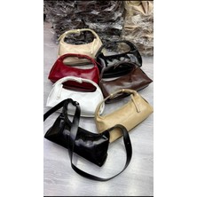 Özüm Çanta Kadın Pinterest Model Omuz Kol ve Çapraz Çanta Beyaz