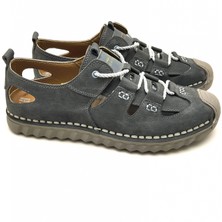 Luis Figo 3856 %100 Hakiki Deri Erkek Yazlık Çarık Model Ayakkabı