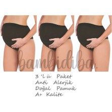 Bambidiba Kadın Pamuklu Likralı Diz Üstü Kısa Tayt Şort - Etek Içi Astar