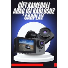 Akinco Carplay Fotoğraf Video Kaydedici Araç Içi Kamera Ekranlı